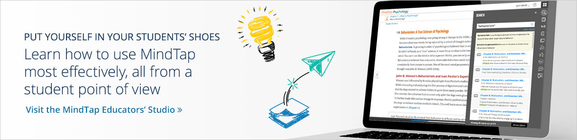 Earn Continuing Education credits while you become an expert MindTap user.