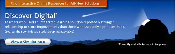 Discover Digital. Click for a simulation to learn how an integrated solution fosters better student engagement.