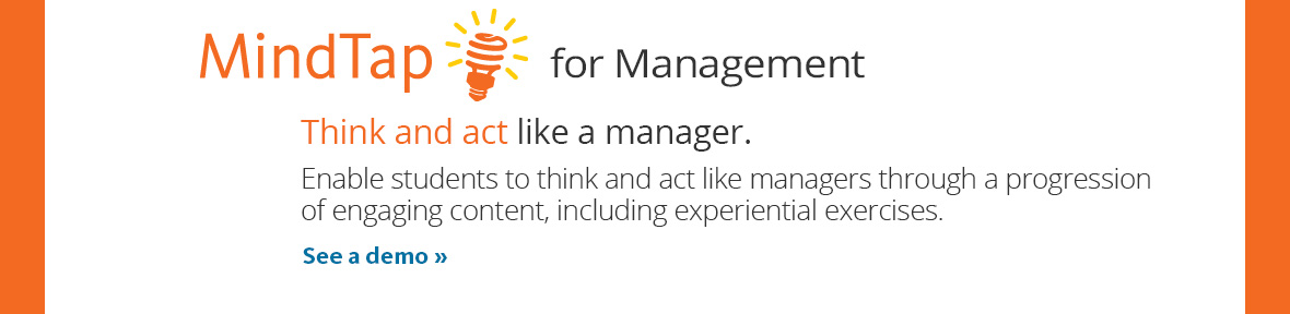 MindTap for Management