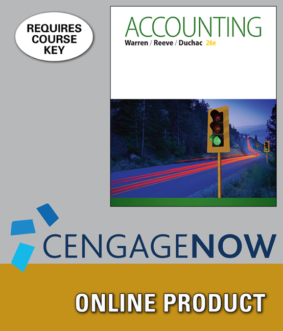 CengageNOWv2 for Accounting, 26th Edition - 9781305113497 - Cengage