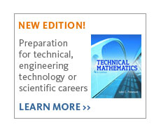 Click here to learn more about Technical Mathematics, 4th Edition