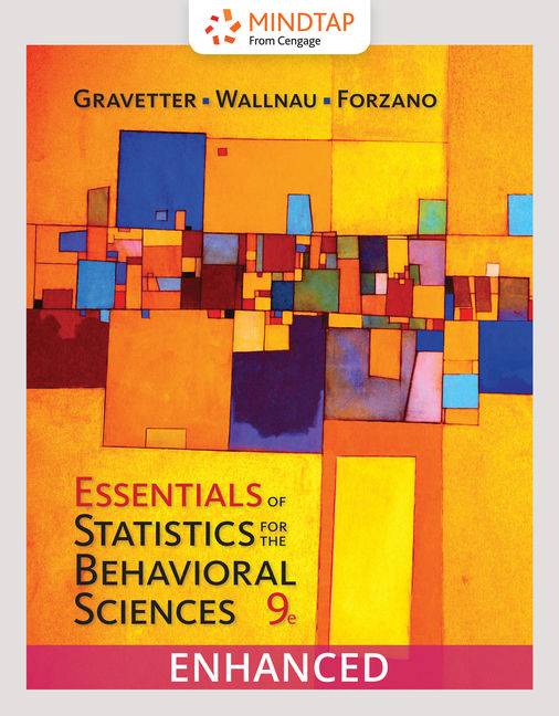 MindTap Psychology, 1 term (6 months) Instant Access, Enhanced for Gravetter/Wallnau/Forzano's Essentials of Statistics for the Behavioral Sciences book cover
