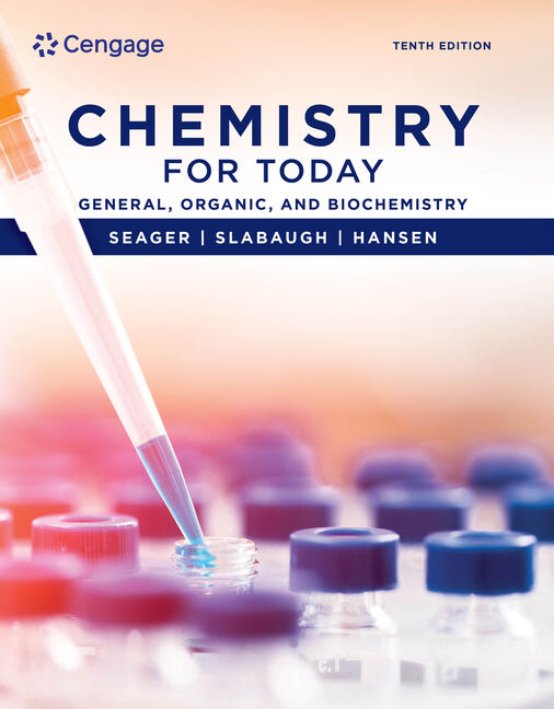 Chemistry for Today: General, Organic, and Biochemistry book cover