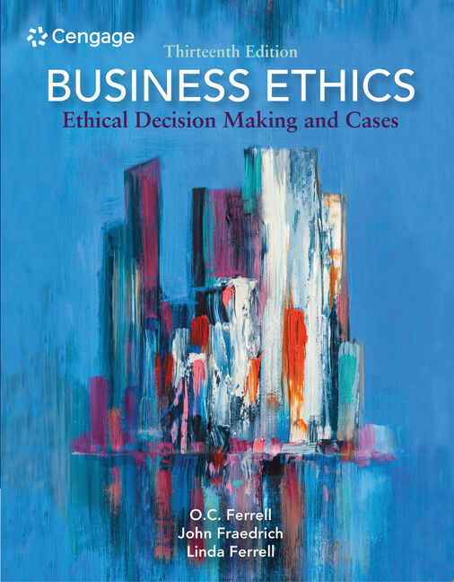 MindTap for Ferrell/Fraedrich/Ferrell's Business Ethics: Ethical Decision Making & Cases, 1 term Instant Access cover