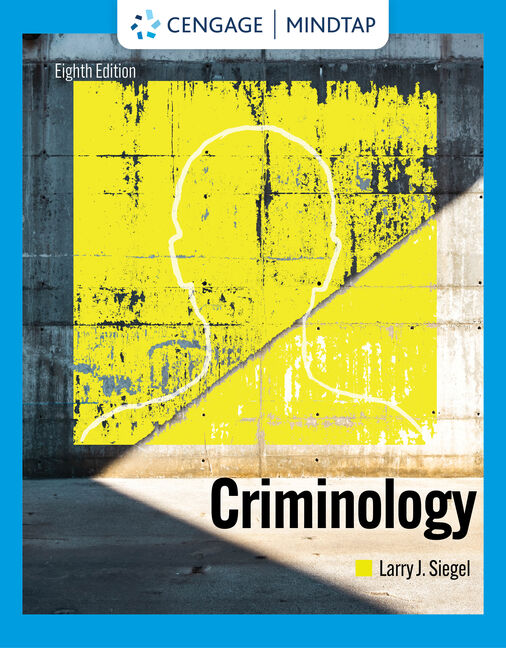 MindTap for Siegel's Criminology, 1 term Instant Access cover