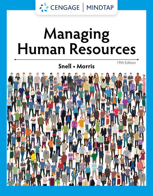 MindTap for Snell/Morris' Managing Human Resources, 1 term Instant Access cover