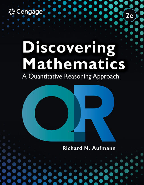 Discovering Mathematics: A Quantitative Reasoning Approach book cover