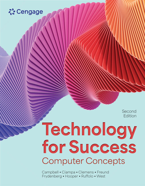 MindTap for Campbell/Ciampa/Clemens/Freund/Frydenberg/Hooper/Ruffolo's Technology for Success: Computer Concepts, 1 term Instant Access cover