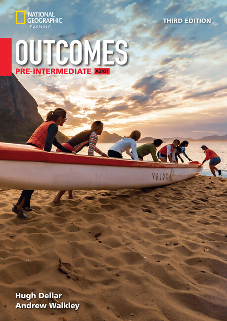 Outcomes Pre-Intermediate with the Spark platform book cover
