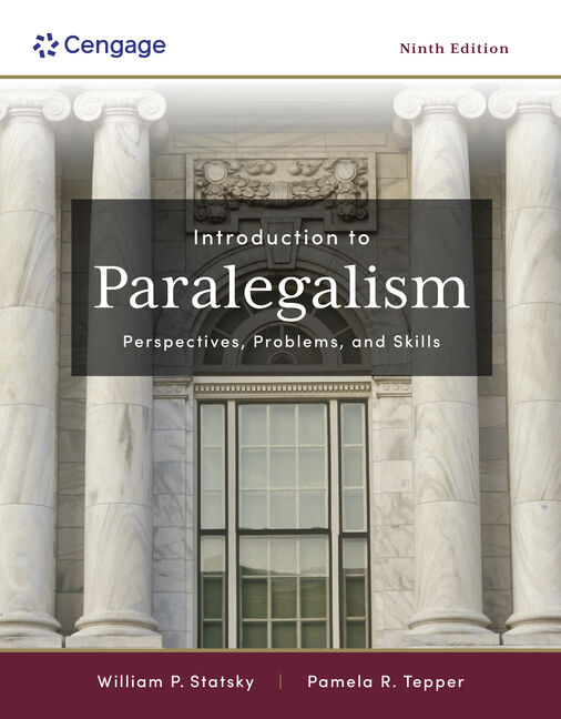 Introduction to Paralegalism: Perspectives, Problems and Skills book cover