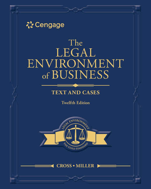 The Legal Environment of Business: Text and Cases book cover