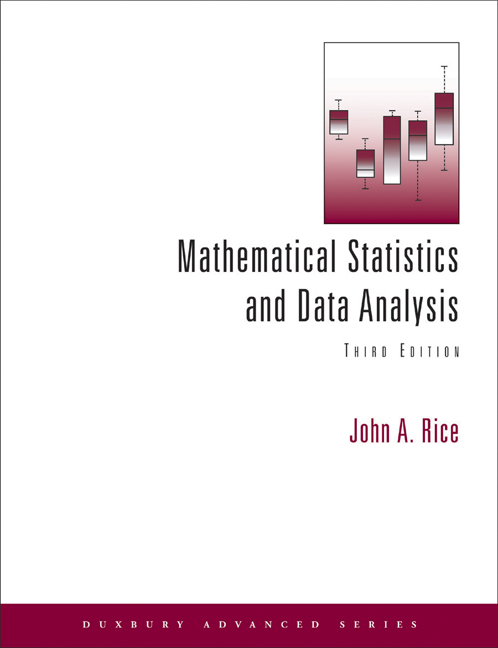 Mathematical Statistics and Data Analysis (with CD Data Sets) book cover