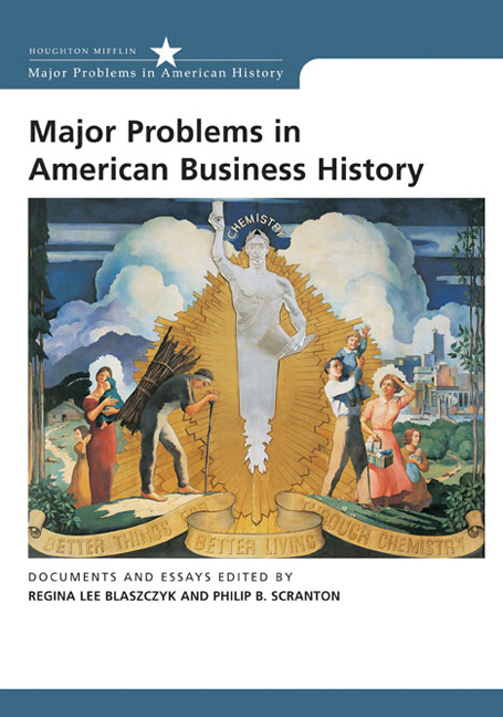 Major Problems in American Business History: Documents and Essays book cover