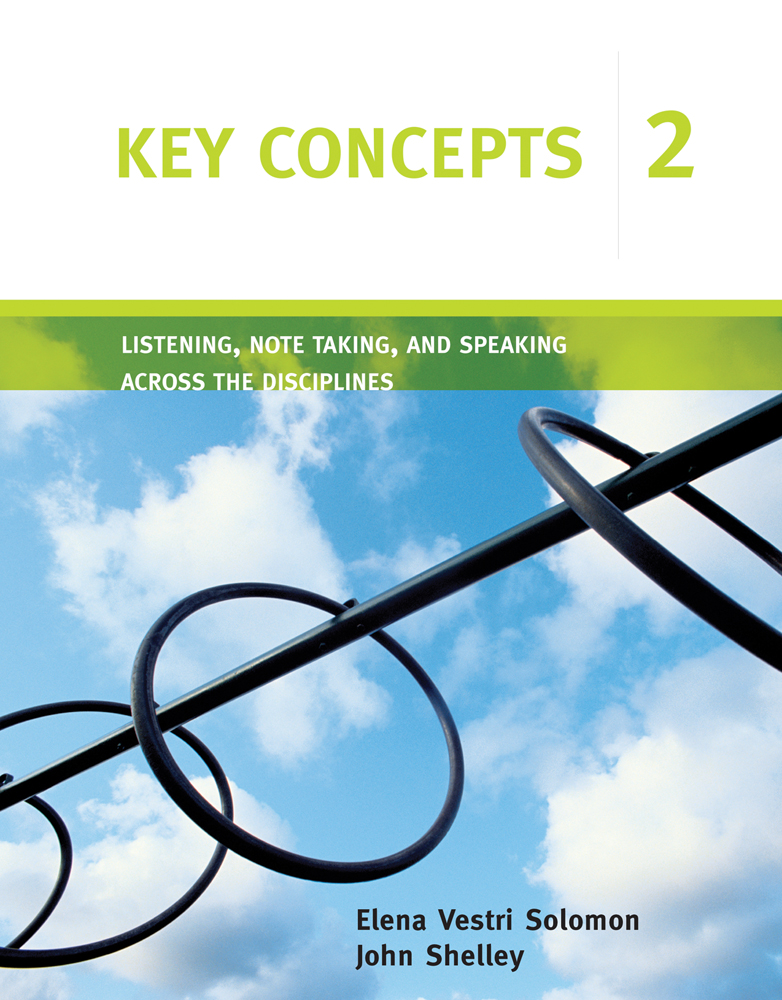 Key Concepts 2: Listening, Note Taking, and Speaking Across the Disciplines book cover