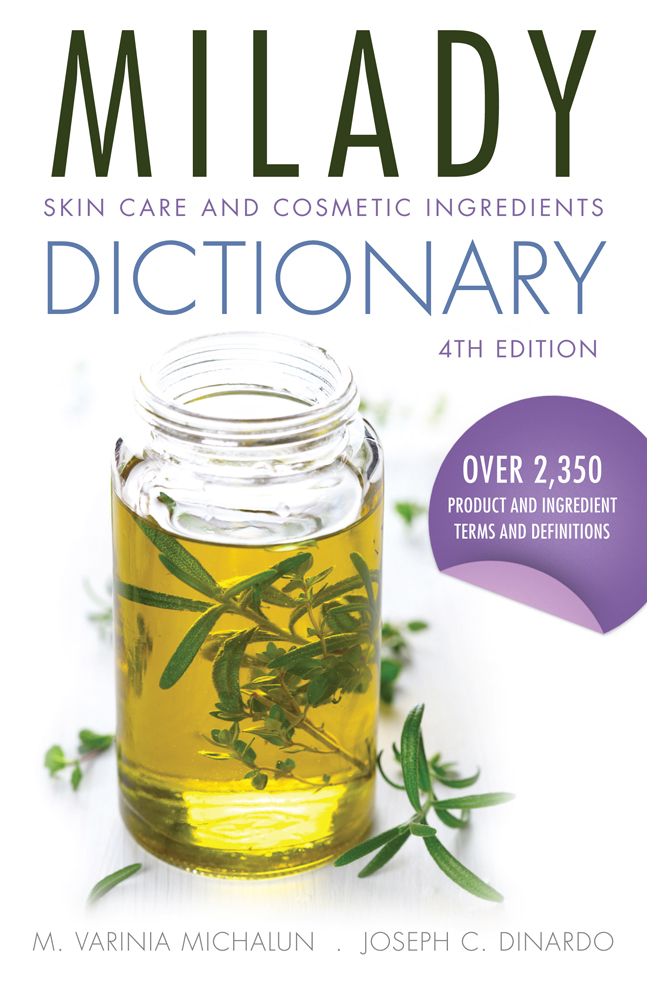 Skin Care and Cosmetic Ingredients Dictionary book cover
