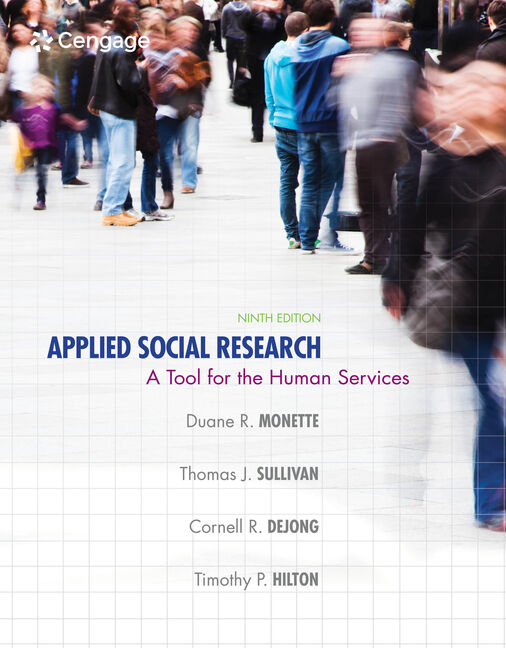 Applied Social Research: A Tool for the Human Services book cover