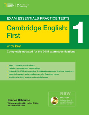 Exam Essentials Practice Tests: Cambridge English First 1 with DVD-ROM book cover