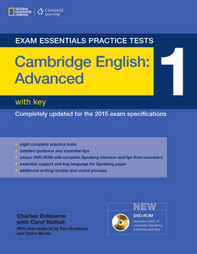 Exam Essentials Practice Tests: Cambridge English Advanced 1 with DVD-ROM book cover