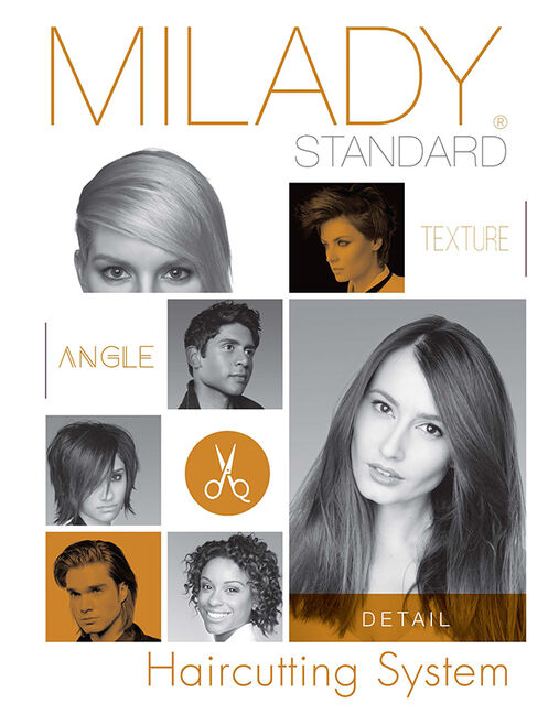 Milady Standard Haircutting System, Spiral bound Version book cover