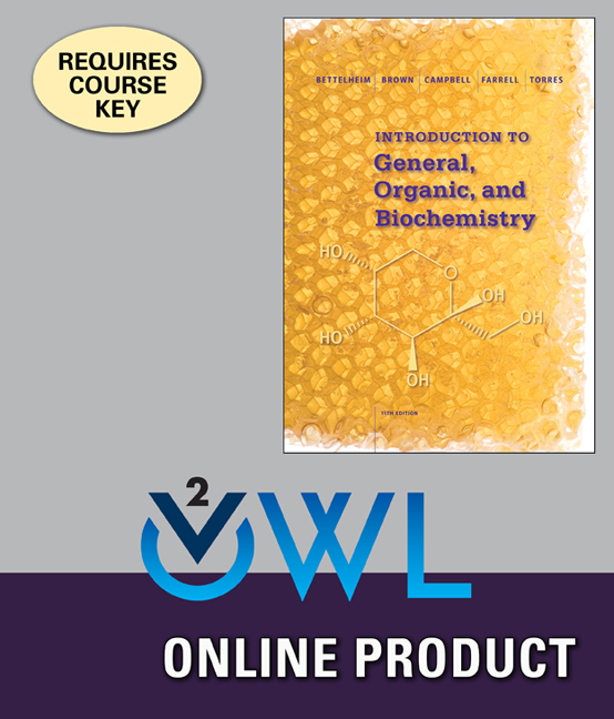 OWLv2 for Bettelheim/Brown/Campbell/Farrell/Torres' Introduction to General, Organic and Biochemistry, 4 terms (24 months) Instant Access book cover
