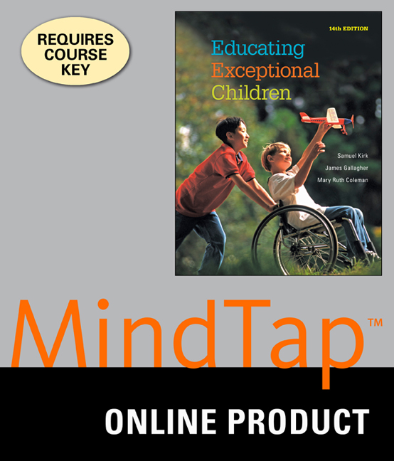 MindTap Education, 1 term (6 months) Instant Access for Kirk/Gallagher/Coleman's Educating Exceptional Children book cover