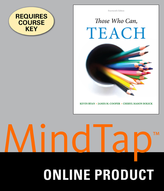 MindTap Education, 1 term (6 months) Instant Access for Ryan/Cooper/Bolick's Those Who Can, Teach book cover