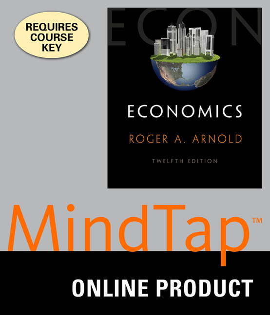 MindTap Economics, 1 term (6 months) Instant Access for Arnold's Economics book cover
