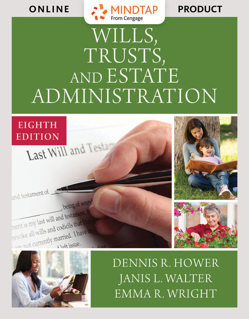 MindTap Paralegal, 1 term (6 months) Instant Access for Hower/Walter/Wright's Wills, Trusts, and Estates Administration book cover