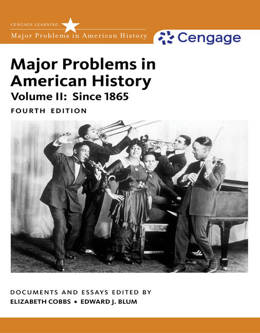 Major Problems in American History, Volume II book cover
