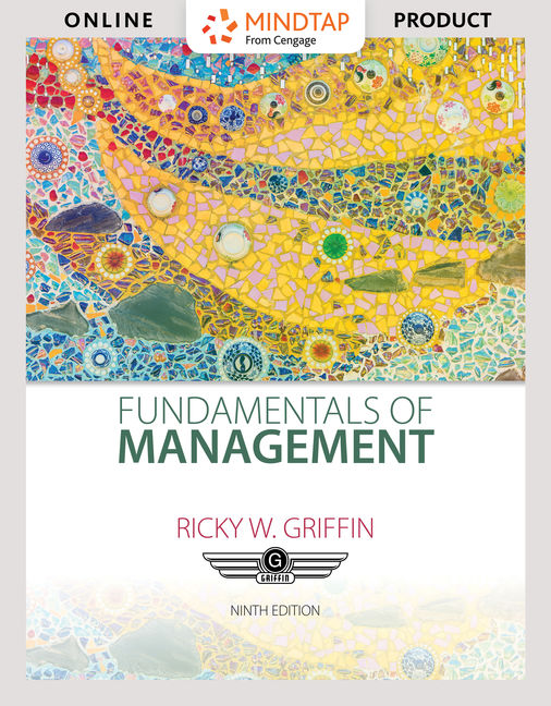 MindTap Management, 1 term (6 months) Instant Access for Griffin's Fundamentals of Management book cover