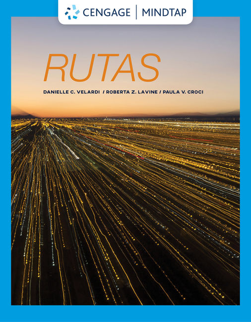 MindTap for Velardi/Lavine/Croci’s Rutas: Intermediate Spanish, 1 term Instant Access cover