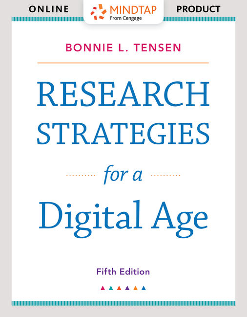MindTap English, 1 term (6 months) Instant Access for Tensen's Research Strategies for a Digital Age cover