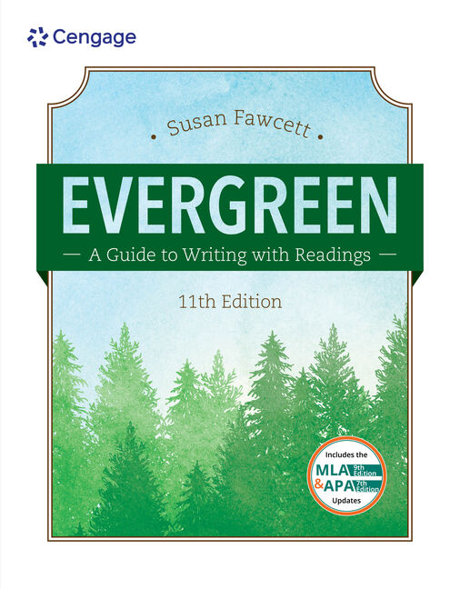 Evergreen: A Guide to Writing with Readings (w/ MLA9E Updates) book cover