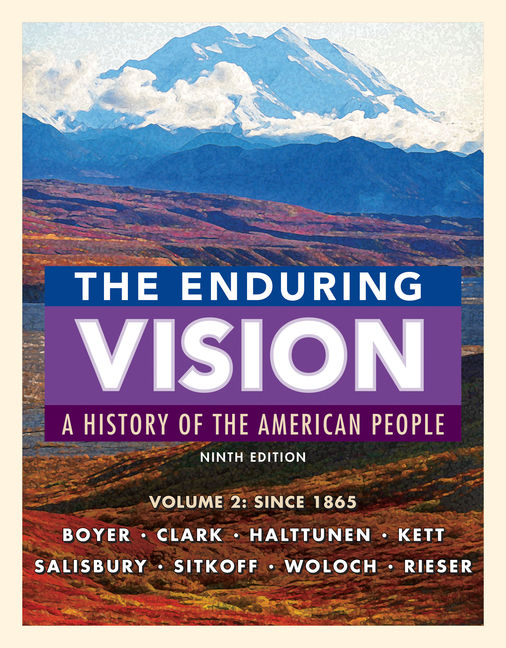 The Enduring Vision, Volume II: Since 1865 book cover