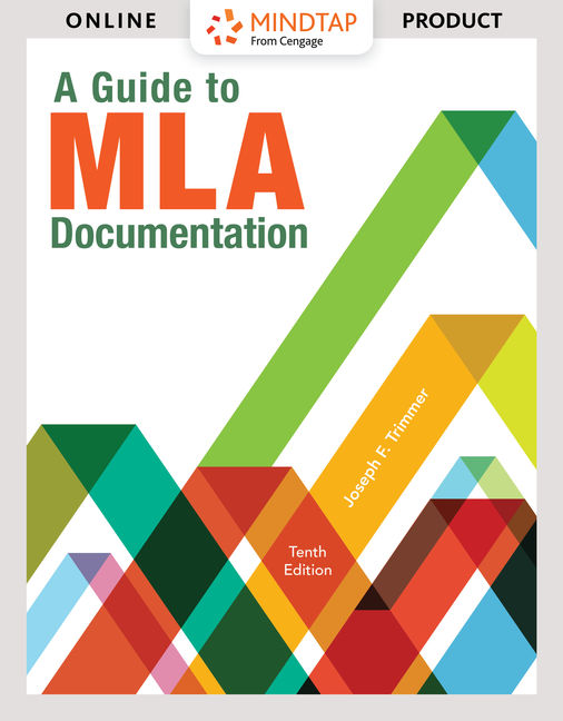 MindTap English, 1 term (6 months) Instant Access for Trimmer's A Guide to MLA Documentation cover