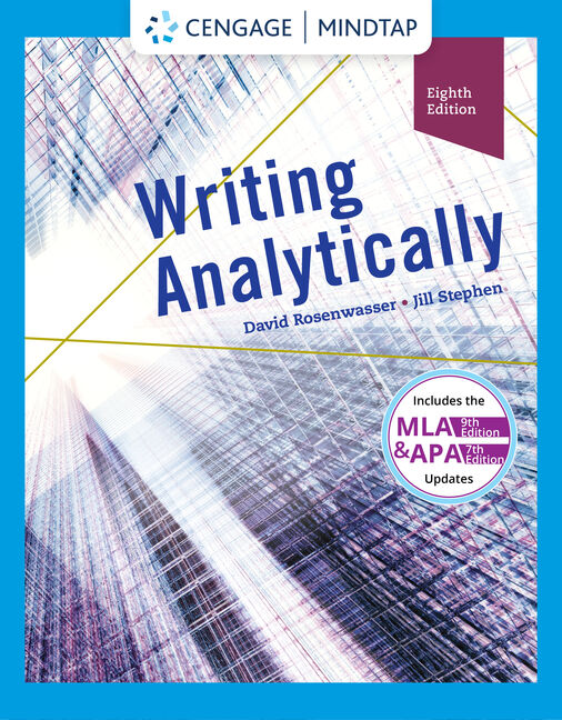 MindTap English, 1 term (6 months) Instant Access for Rosenwasser/Stephen's Writing Analytically book cover
