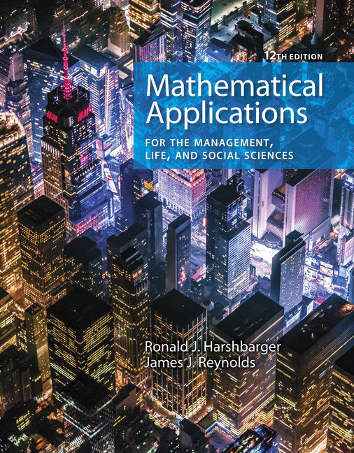 Mathematical Applications for the Management, Life, and Social Sciences book cover