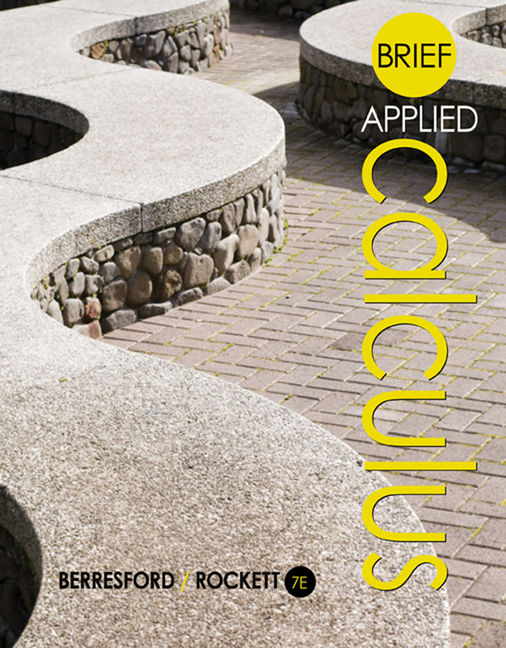 WebAssign Instant Access for Berresford/Rockett's Brief Applied Calculus, Single-Term cover