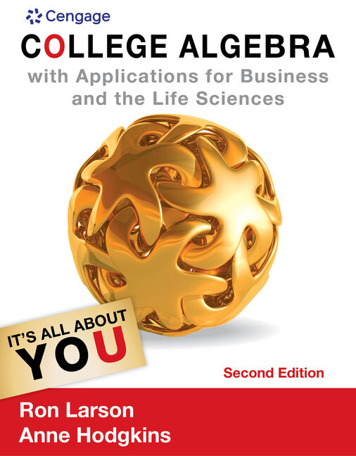 WebAssign Instant Access for Larson/Hodgkins' College Algebra with Applications for Business and Life Sciences, Single-Term cover