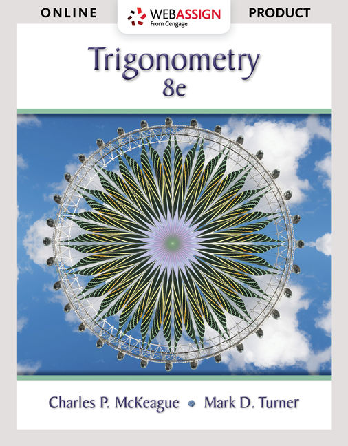 WebAssign Instant Access for McKeague/Turner's Trigonometry, Single-Term cover