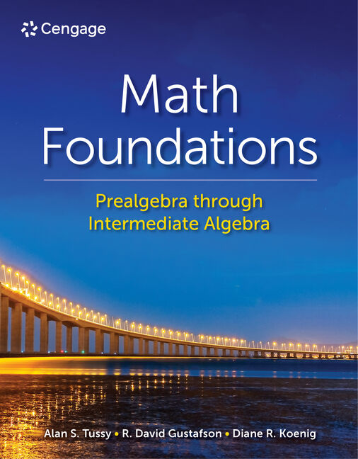 WebAssign for Tussy/Gustafson/Koenig's Math Foundations: Prealgebra through Intermediate Algebra, Single-term Instant Access book cover