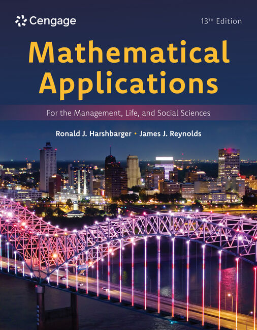 Mathematical Applications for the Management, Life, and Social Sciences book cover