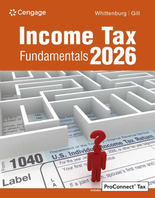 CNOWv2 for Whittenburg/Gill's Income Tax Fundamentals 2026, 1 term Instant Access cover