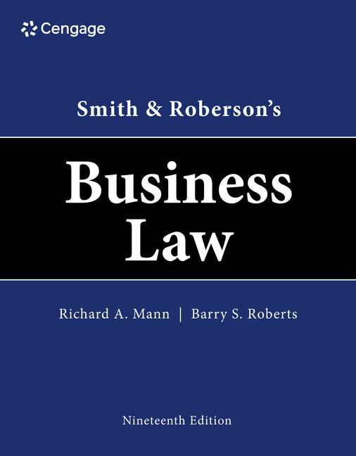 Smith & Roberson's Business Law book cover