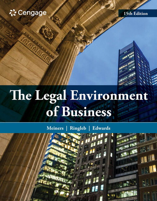 The Legal Environment of Business book cover