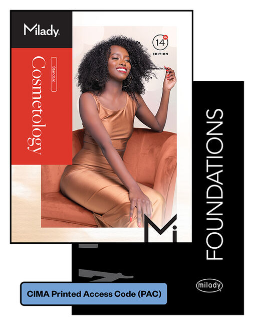 CIMA for Milady Standard Cosmetology, 2-Year Printed Access Card cover