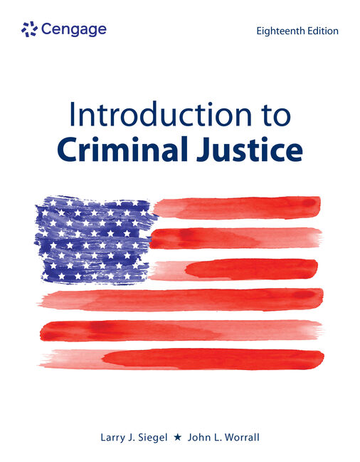 Introduction to Criminal Justice book cover
