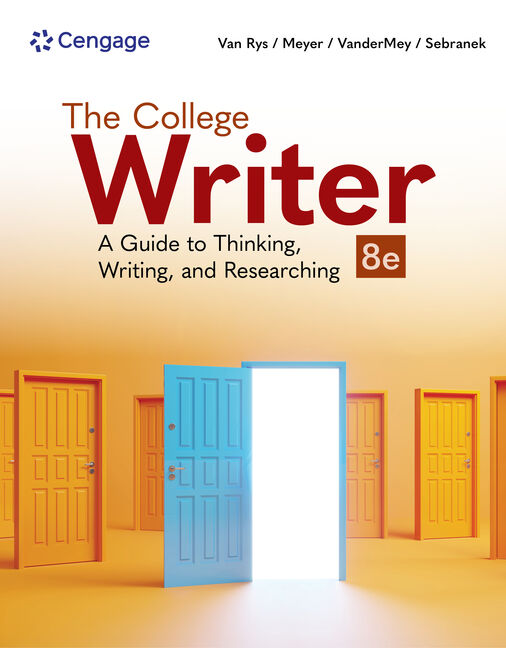 The College Writer: A Guide to Thinking, Writing, and Researching book cover