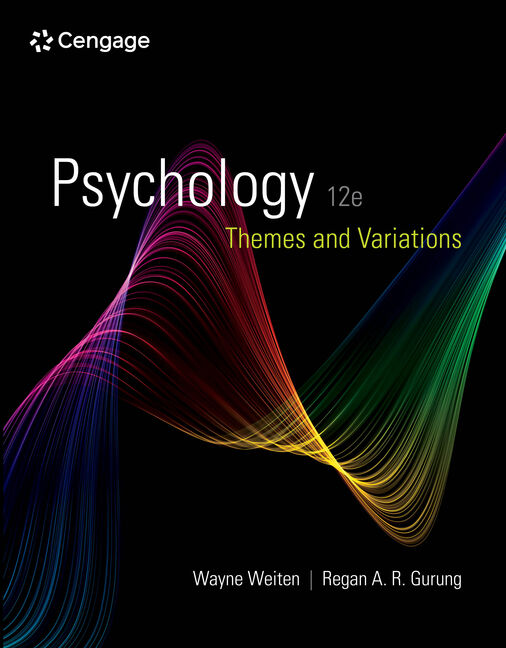MindTap for Weiten/Gurung's Psychology: Themes and Variations, 1 term Instant Access cover