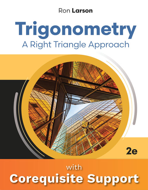 WebAssign with Corequisite Support for Larson's Trigonometry: A Right Triangle Approach, Single-Term Instant Access book cover